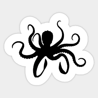 Minimalist Octopus Design Sticker